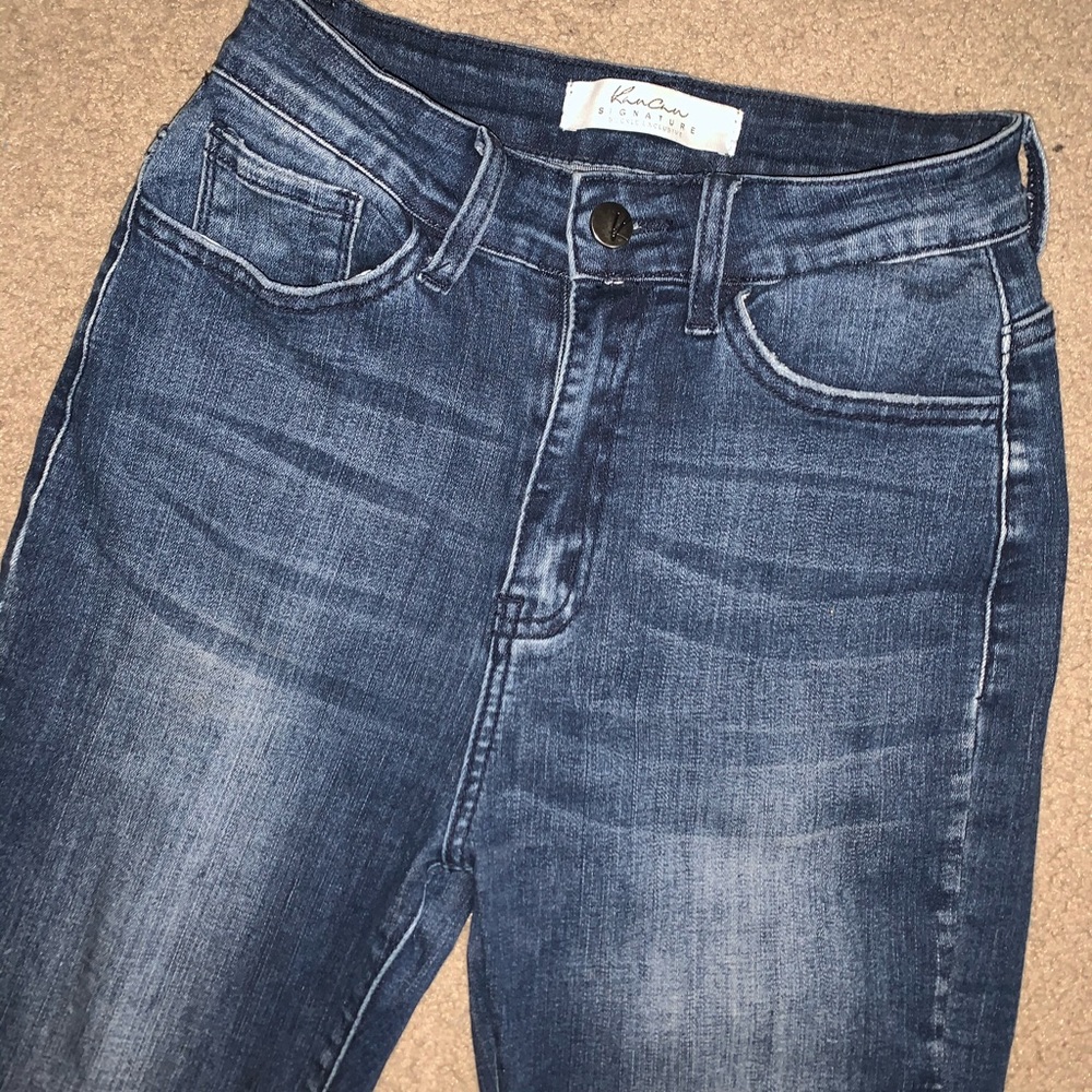 High-Rise KanCan medium wash skinny jeans